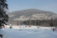 Landschaft am Wintersporttag